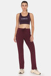 Zelocity Quick Dry Racerback Sports Bra - Plum Perfect — thumbnail 4